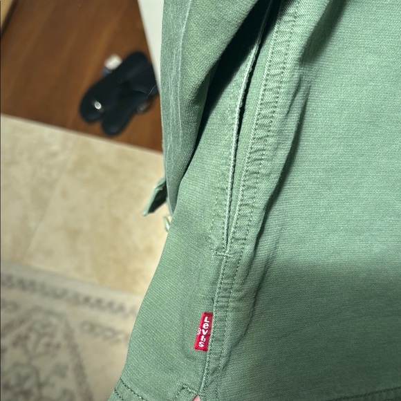 Levi’s Embroidered Green Military Jacket - Picture 12 of 12